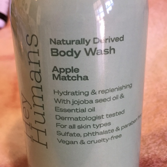 Hey Humans Scented Apple Matcha Naturally Derived Body Wash 14oz NWT vegan CF - Picture 13 of 16